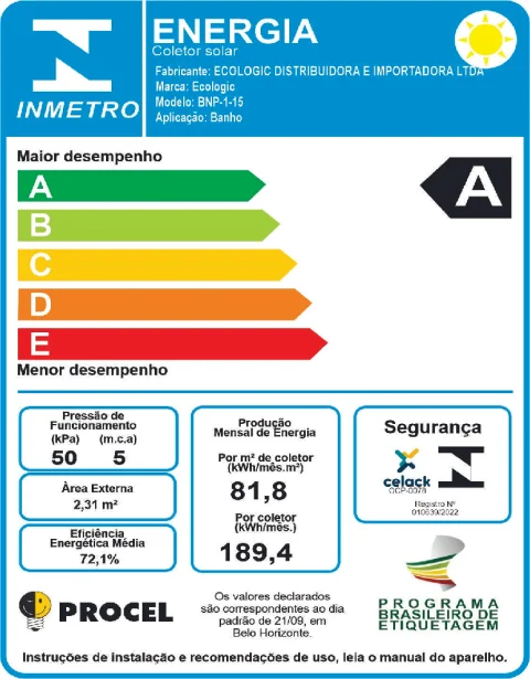 Informações de Energia