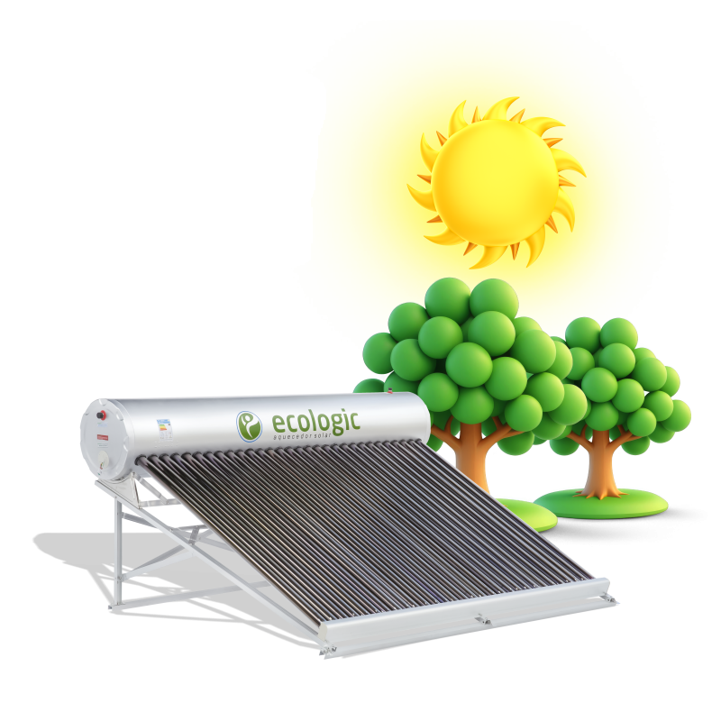 Aquecedores Solar Acoplados com Serpentina