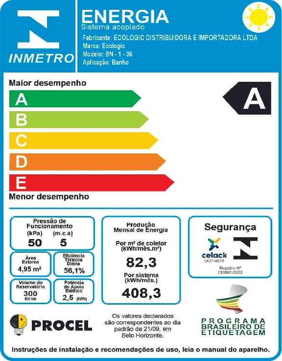 Informações de Energia